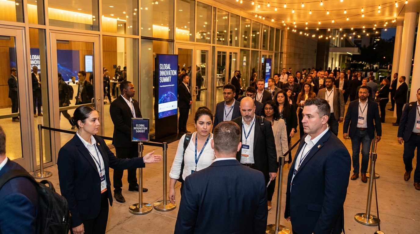 Corporate event security services